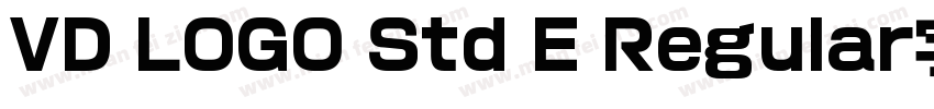 VD LOGO Std E Regular字体字体转换